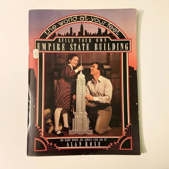 1980 The World at  Your Feet Build Your Own Empire State Building Alan Rose - Picture 1 of 16